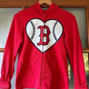 Boston Red Sox Full-Zip Hoodie Girls Size 10